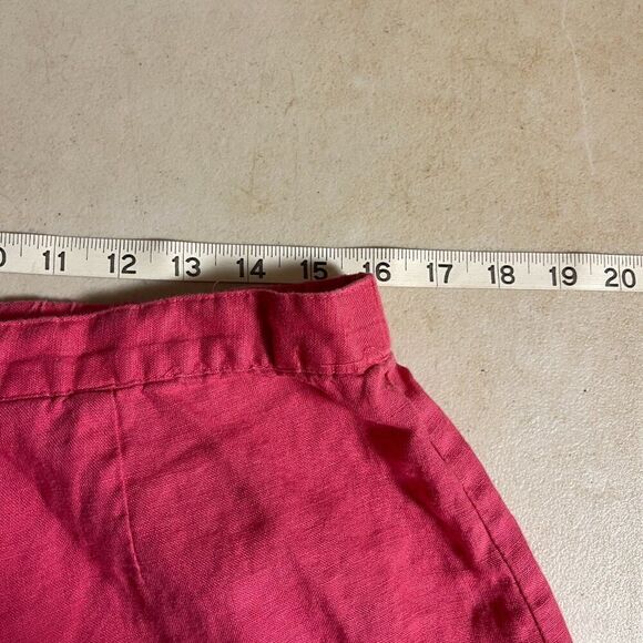 JM Collection Linen Pink Pants Plus Size Curvy 16 - Picture 7 of 11